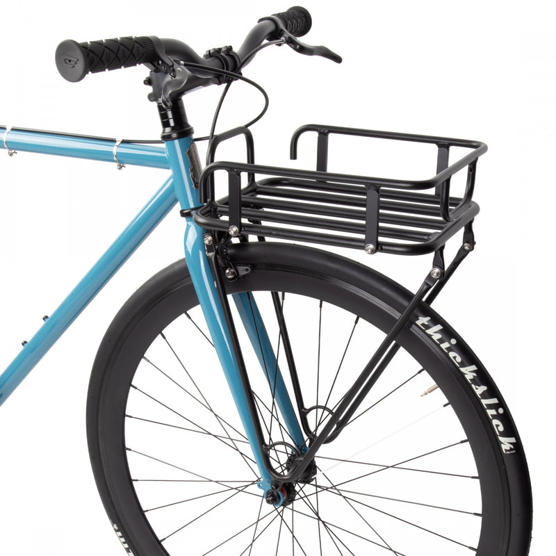 Load image into Gallery viewer, Pure Cycles Urban Front Rack Front Brake Boss/Eyelet Black