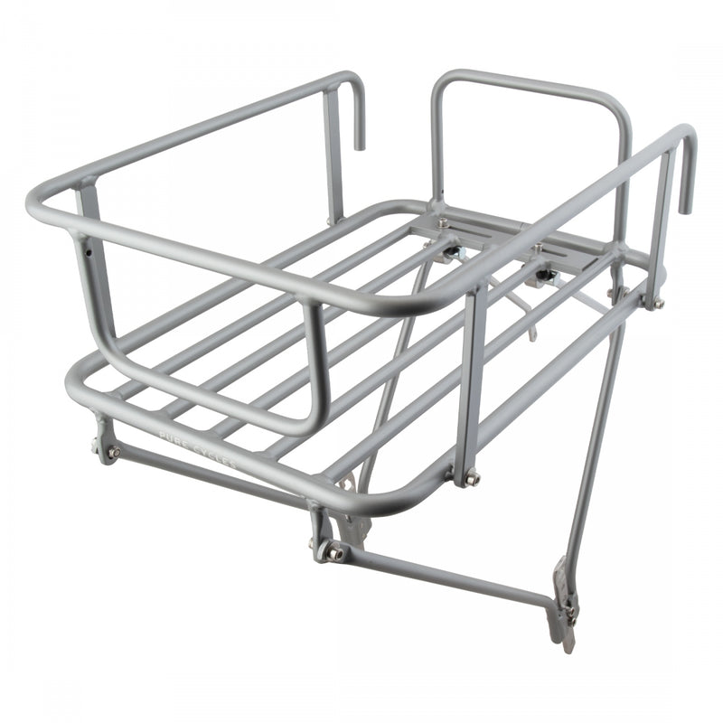 Load image into Gallery viewer, Pure Cycles Urban Rear Rack Rear Eyelet Silver