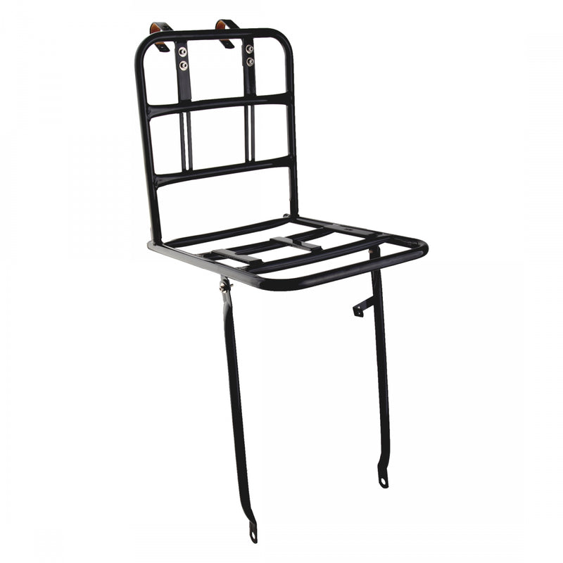 Load image into Gallery viewer, Basil Front Carrier Front Axle Mount 26`/700C Black