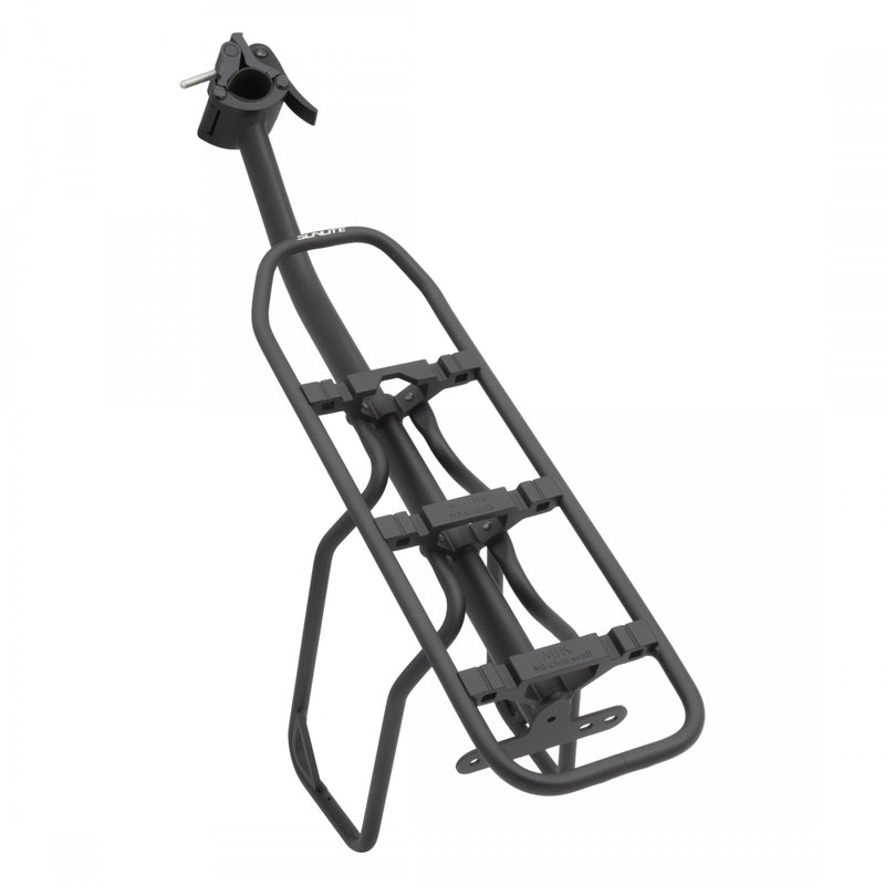 Load image into Gallery viewer, Sunlite Tow QR Beam Seatpost Carrier w/MIK Rear Post Mount Black