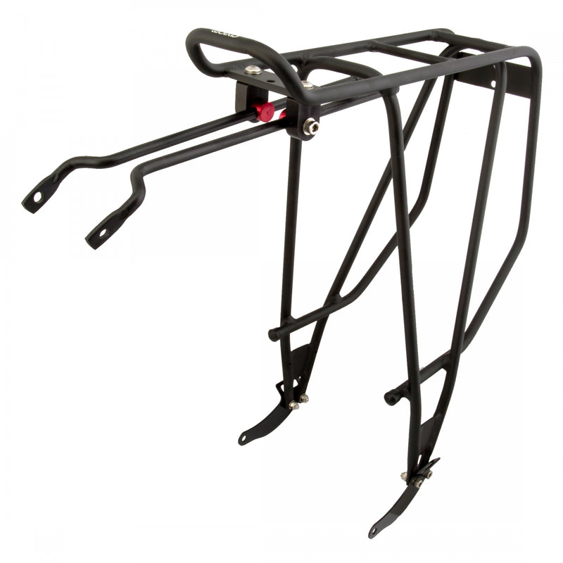 Load image into Gallery viewer, Axiom Streamliner DLX Rack Rear Axle/Eyelet 26in thru 29in Black