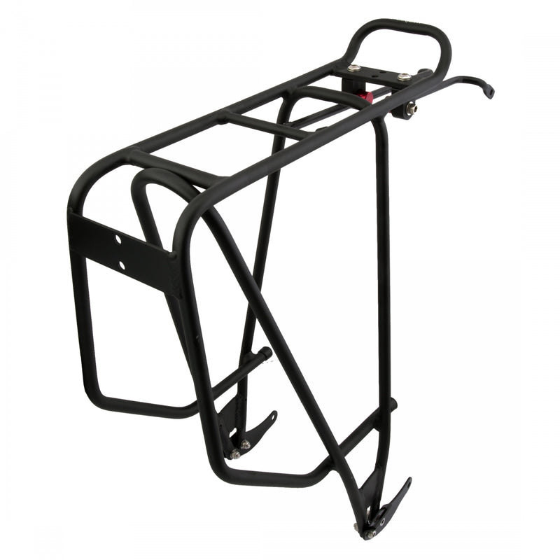 Load image into Gallery viewer, Axiom Streamliner DLX Rack Rear Axle/Eyelet 26in thru 29in Black