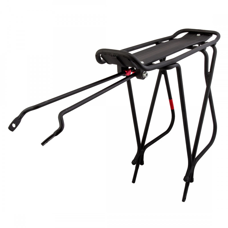 Load image into Gallery viewer, Axiom Journey Tubular Rear Rack Alloy Black Bicycle Adjustable Cargo Carrier