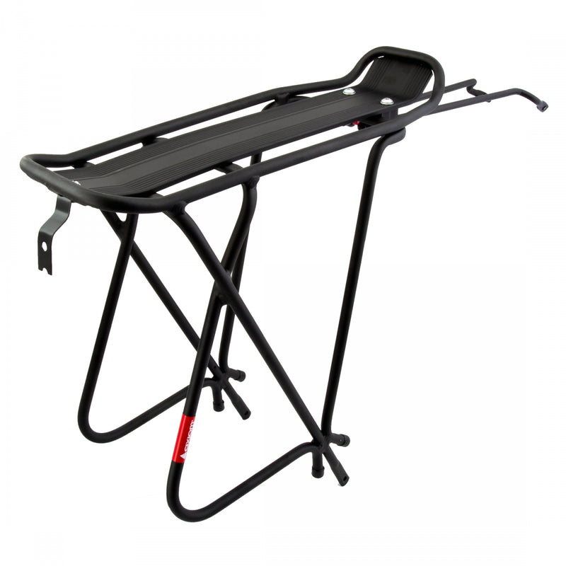 Load image into Gallery viewer, Axiom Journey Tubular Rear Rack Alloy Black Bicycle Adjustable Cargo Carrier