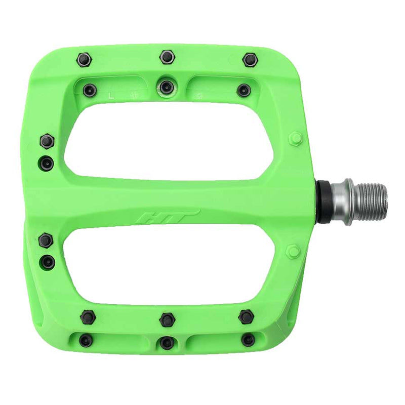 Load image into Gallery viewer, HT-Components-PA03A-Nano-P-Pedals-Flat-Platform-Pedals-Nylon-PEDL1780-Bicycle-Pedals