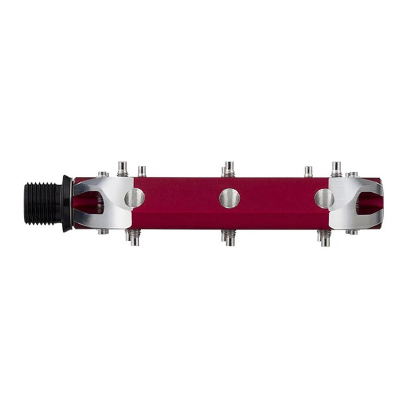 Load image into Gallery viewer, Spank Spoon 110 Platform Pedals 9/16" Concave Alloy Body Replaceable Pins, Red
