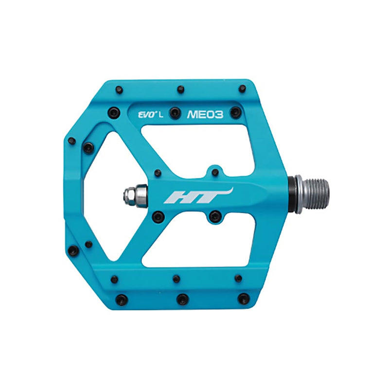 Load image into Gallery viewer, HT-Components-Flat-Platform-Pedals-Aluminum-PEDL1821-Bicycle-Pedals