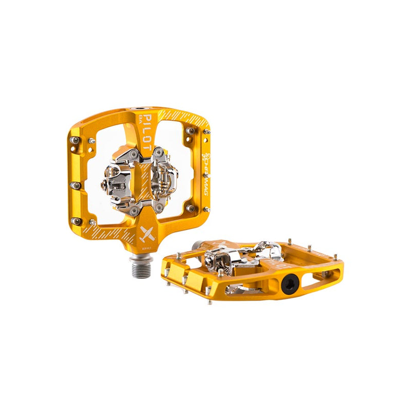 Load image into Gallery viewer, Chromag Pilot BA Pedals Body: Alloy, Spindle: Cr-Mo, 9/16'', Gold