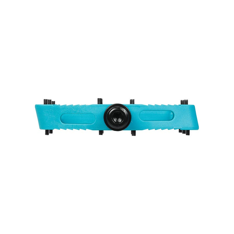 Load image into Gallery viewer, SDG Comp Platform Pedals 9/16" Axle Composite Body 18 Removable Pins Turquoise