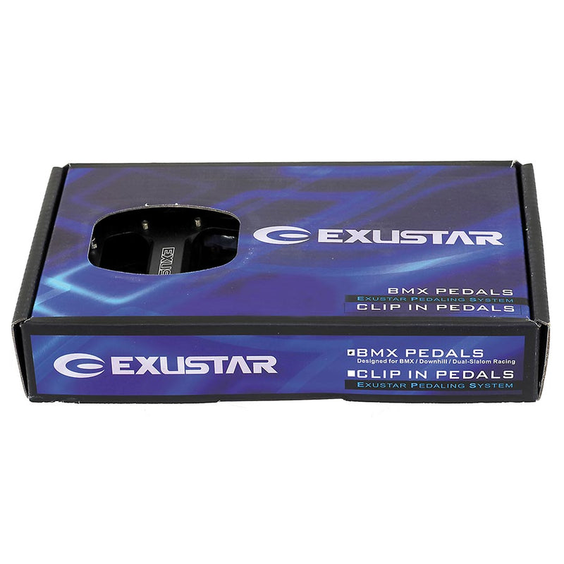 Load image into Gallery viewer, Exustar E-PC915 Lite Platform Pedals, Body: Aluminum, Spindle: Cr-Mo, 9/16'', Black