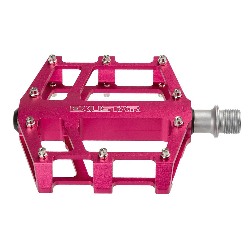 Load image into Gallery viewer, Exustar-Flat-Platform-Pedals-Aluminum-PEDL2116-Bicycle-Pedals