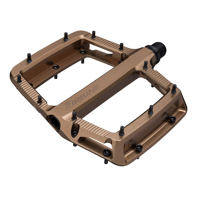 Load image into Gallery viewer, RaceFace-Turbine-Flat-Platform-Pedals-Aluminum-Chromoly-Steel-PEDL2295-Bicycle-Pedals