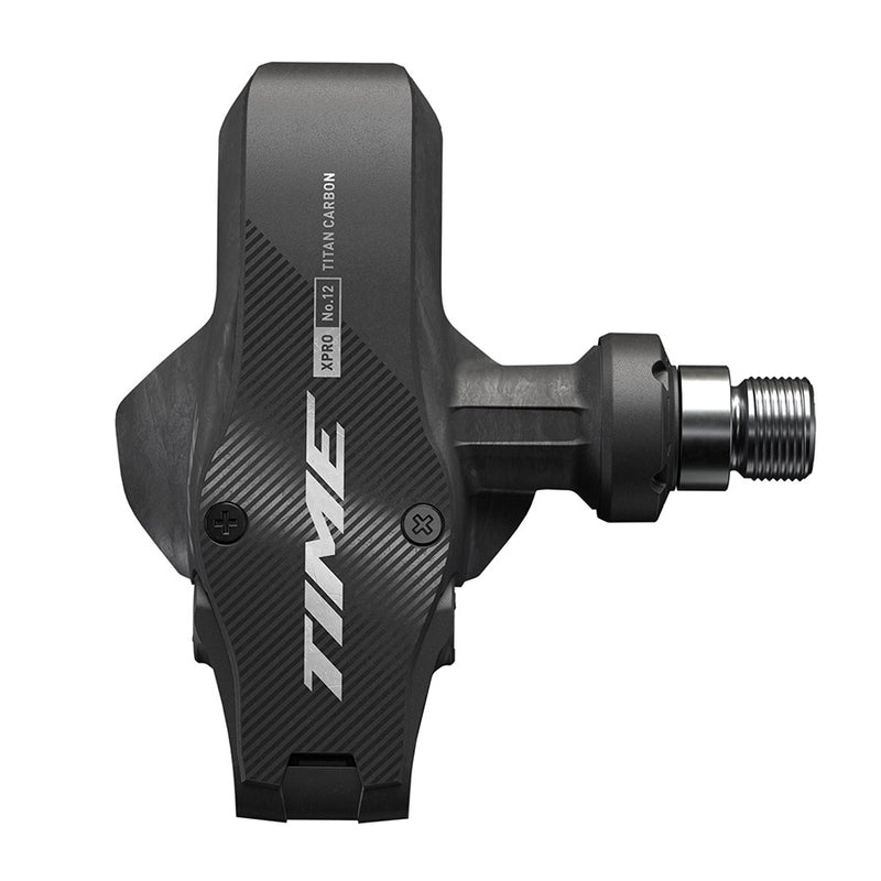 Load image into Gallery viewer, Time XPRO 12 Pedals - Single Sided Clipless, Carbon, 9/16", Ti/Carbon/Silver, QF 57, C1