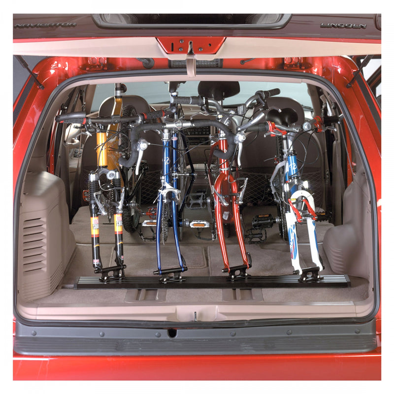 Load image into Gallery viewer, Saris Traps Triple Track Truck Bed Bike Rack: 47" Black