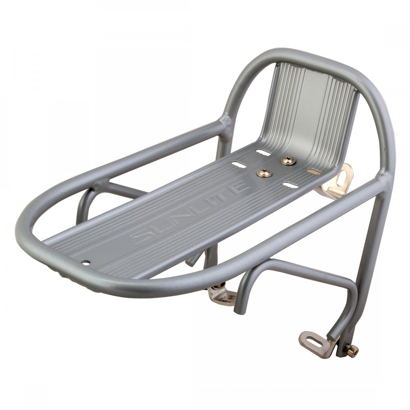 Load image into Gallery viewer, Sunlite Gold Tec Front Rack Front Brake Boss 26`/700C/29in Silver