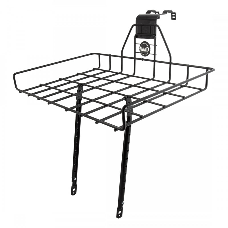 Load image into Gallery viewer, Wald Products #257GB Front Rack Front Axle/Handlebar 26`/27.5`/700c Black