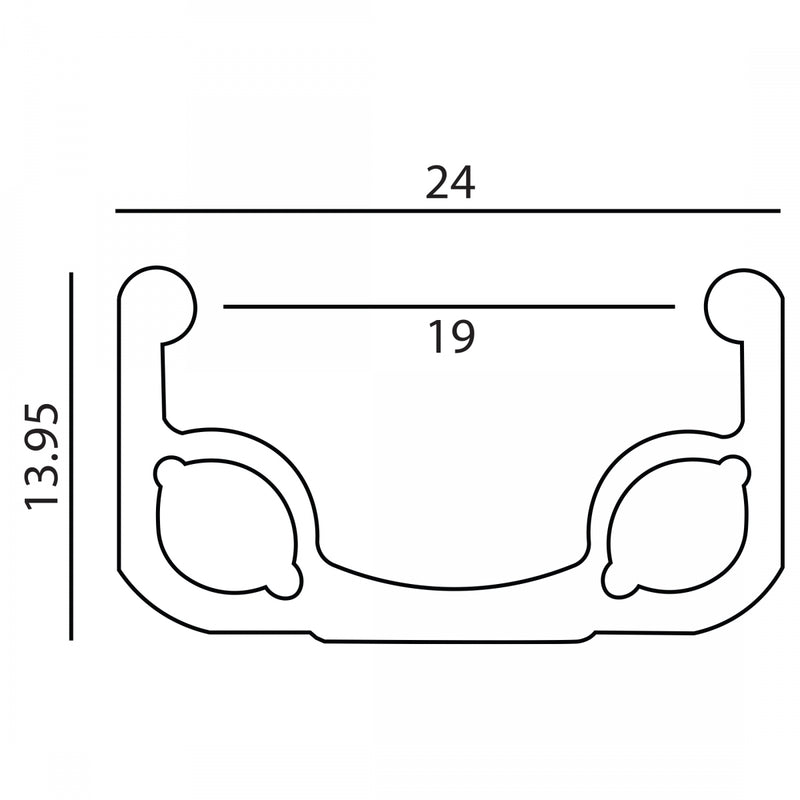 Load image into Gallery viewer, RM19 Weinmann 27in RM19 Silver 36