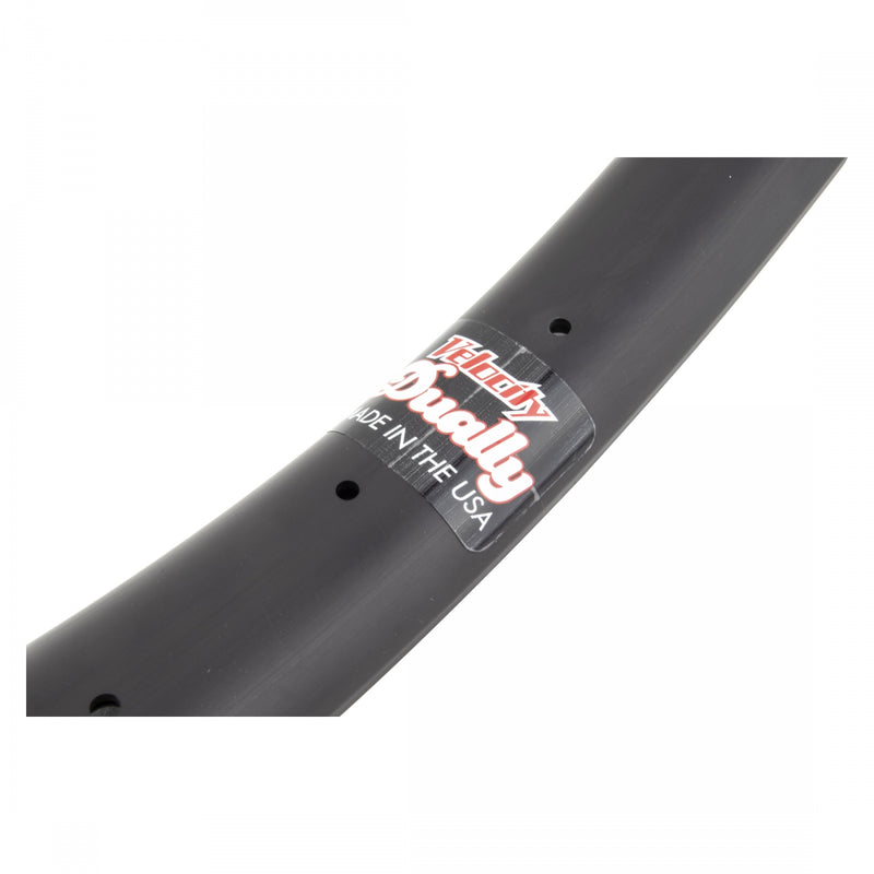Load image into Gallery viewer, Velocity Dually Rim 27.5 Inch Disc Black 32 Hole Clincher Tubeless Ready