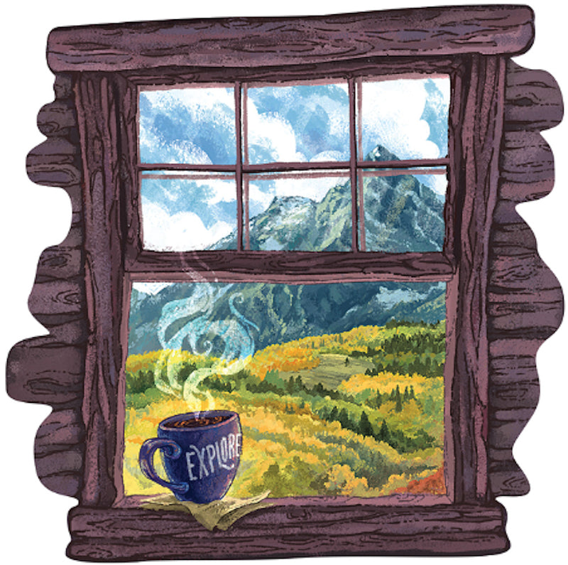 Load image into Gallery viewer, Sticker Art Sticker Art Stickers Wilderness Thru A Wndw Sum Gifts