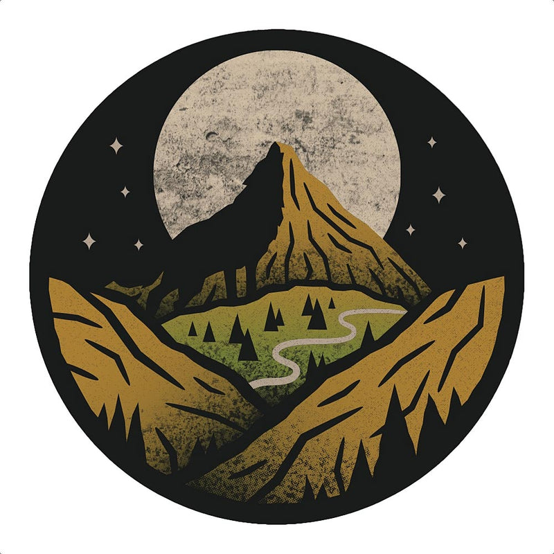 Load image into Gallery viewer, Mountain and Moon Sticker Art Set - Perfect for Gifting!