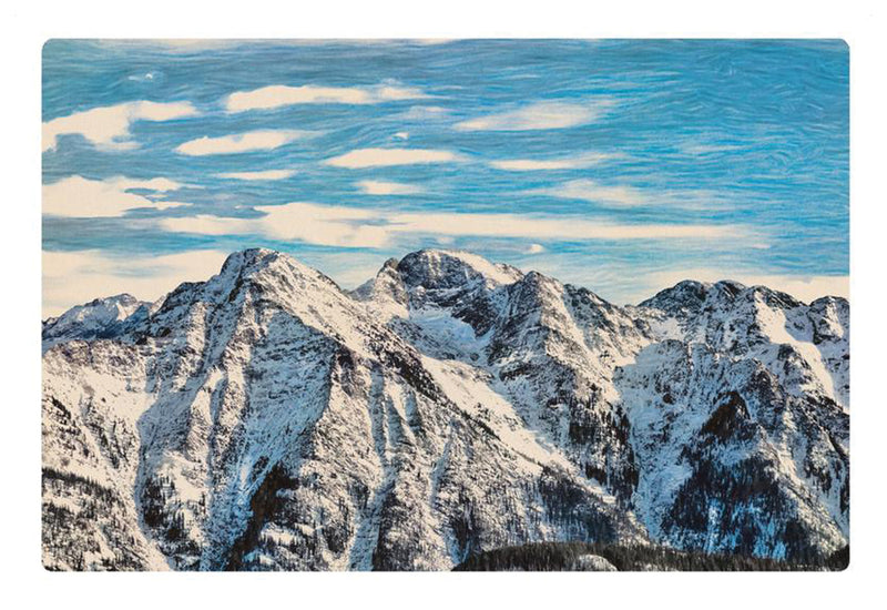 Load image into Gallery viewer, Rugged Mountains Sticker Art: Bring Nature's Beauty Indoors!