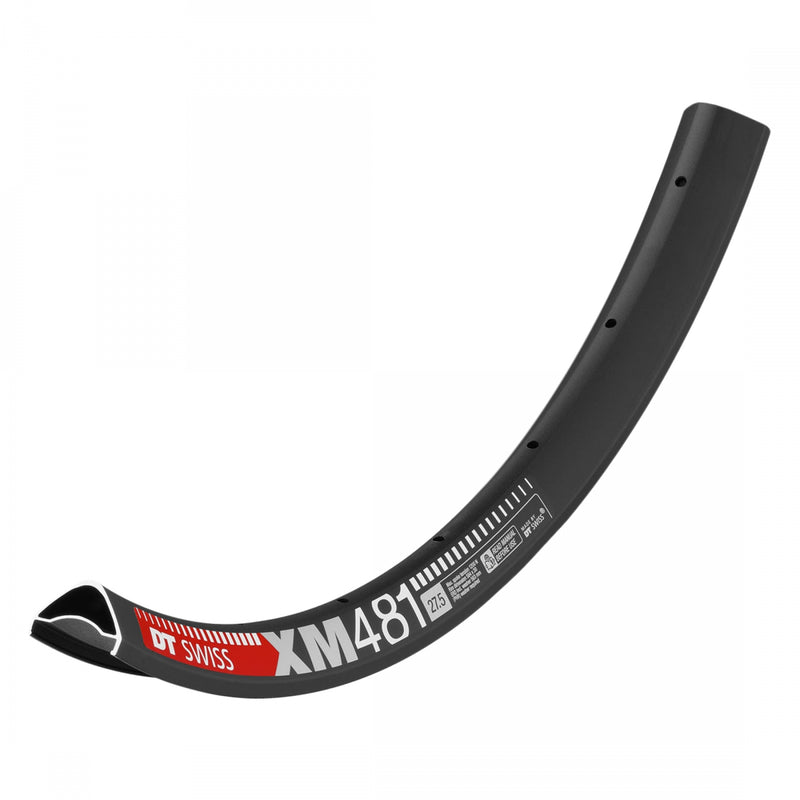 Load image into Gallery viewer, DT Swiss XM 481 27.5" Tubeless Disc Rim 28h Black Squorx Nipples and Rim Washers