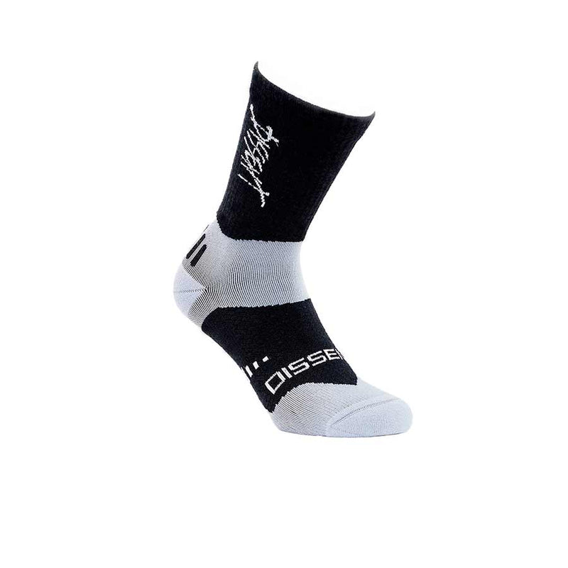 Load image into Gallery viewer, Dissent Supercrew Ultra Mtn Merino 6'', Socks, Black, S, (Men 4-6.5)