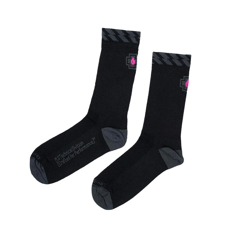Load image into Gallery viewer, Muc-Off Technical Riders Socks, Black, S, Pair
