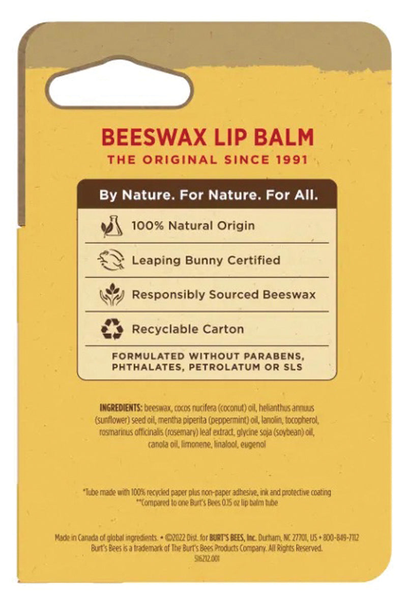 Load image into Gallery viewer, Burt's Bees Lip Balm Paper Tube Blih.34oz