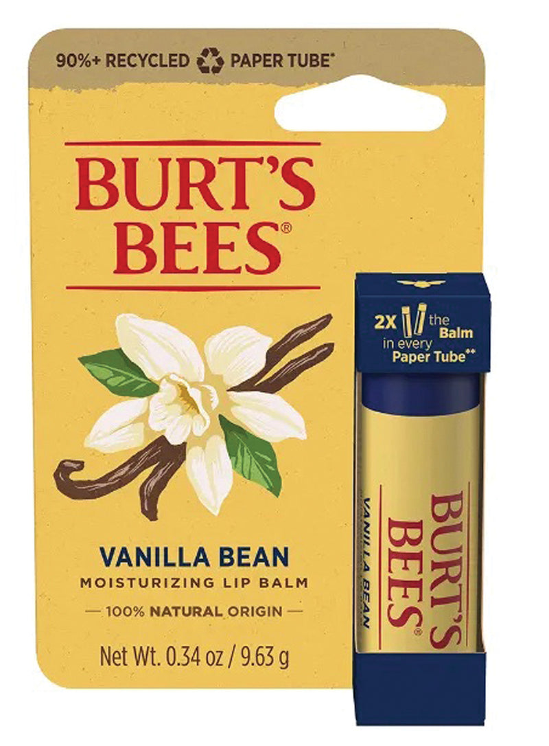 Load image into Gallery viewer, Burt's Bees Lip Balm Vanilla P Tube .34oz