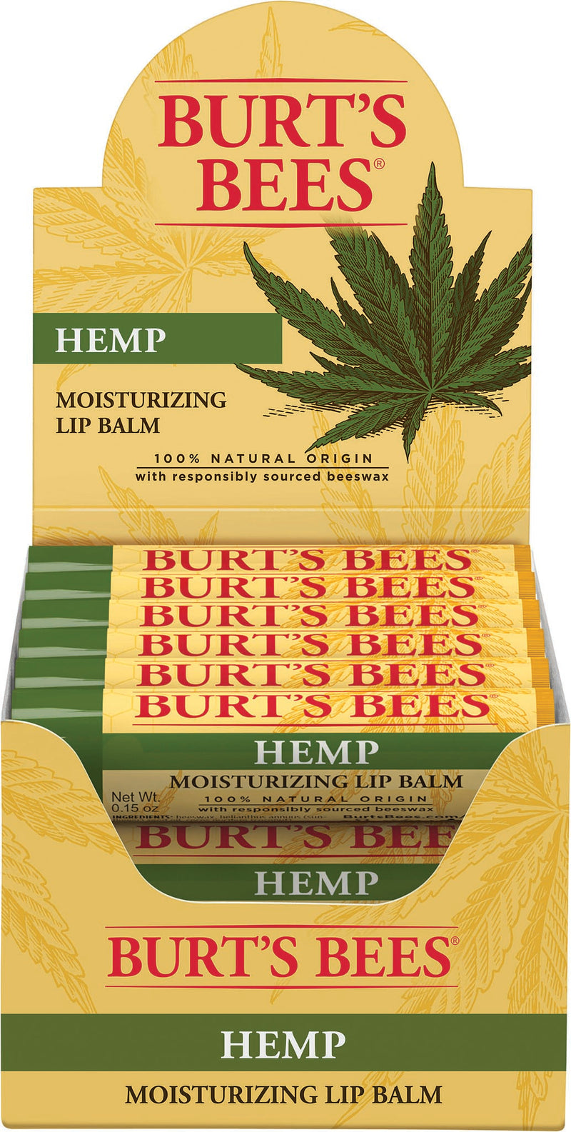 Load image into Gallery viewer, Burt's Bees Hemp Lip Balm - Nourishing Lip Care, 0.15 Oz