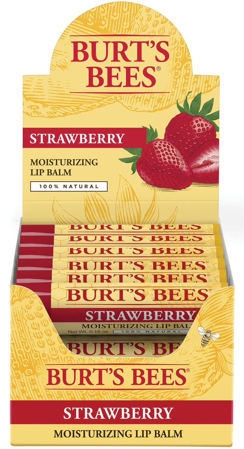 Load image into Gallery viewer, Burt's Bees Strawberry Lip Balm - Nourishing Lip Care for Soft, Smooth Lips