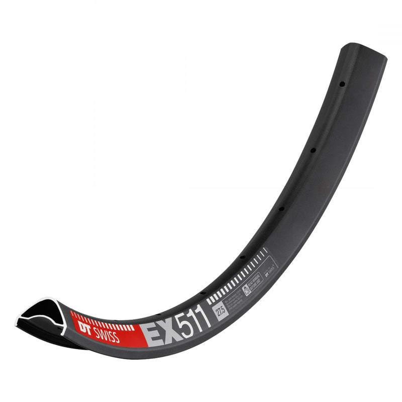 Load image into Gallery viewer, DT Swiss EX 511 27.5" Tubeless Ready Disc Rim 28h Black Prolock Squorx Pro Head