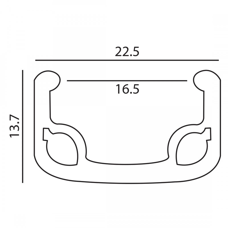 Load image into Gallery viewer, AS23X Weinmann 700C AS23X Silver 36