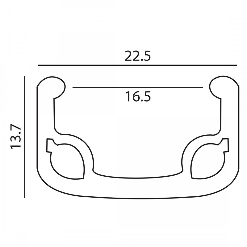 Load image into Gallery viewer, AS23X Weinmann 700C AS23X Silver 32