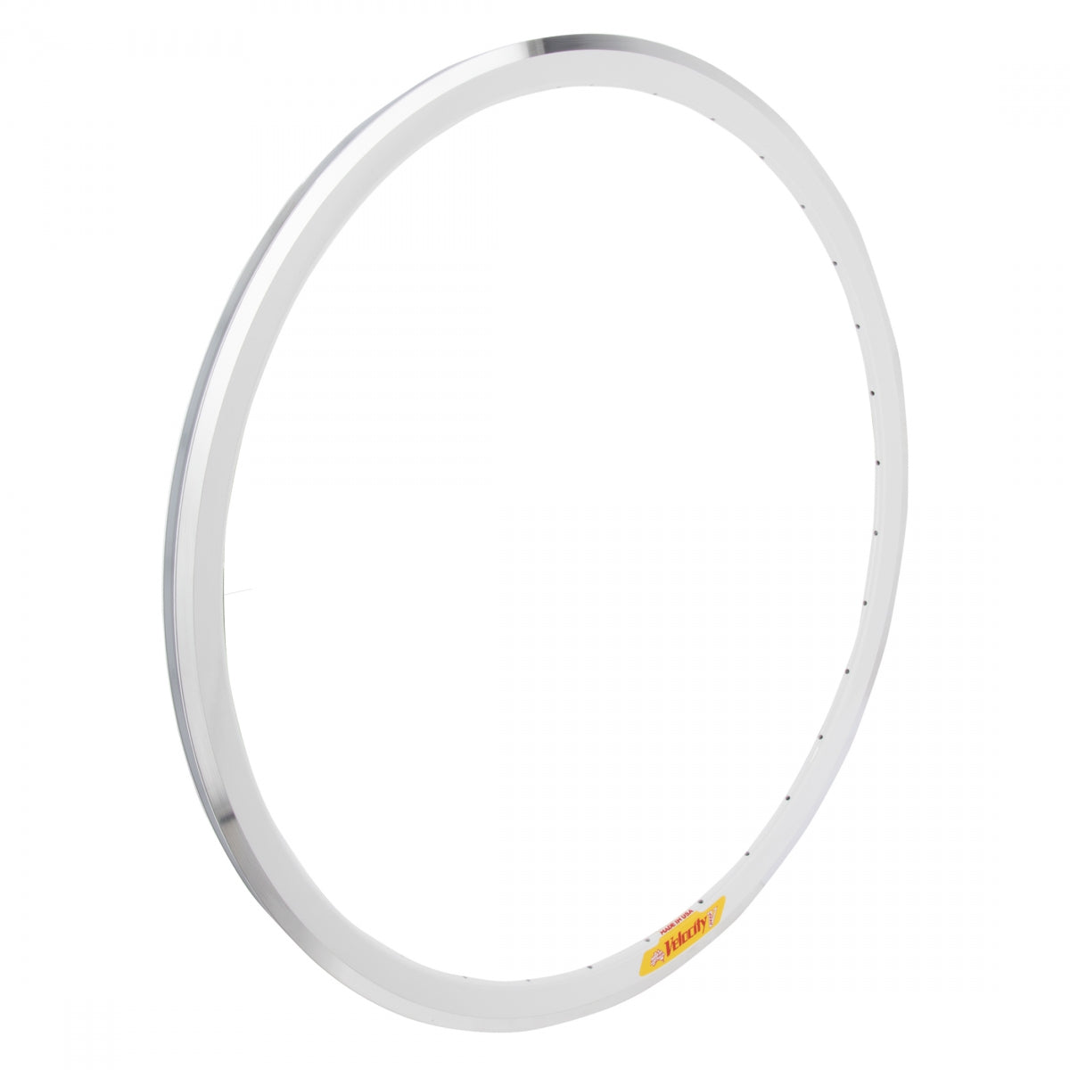 Velocity Deep-V 700C Bicycle Rim - White, 32 Drill Holes, Double