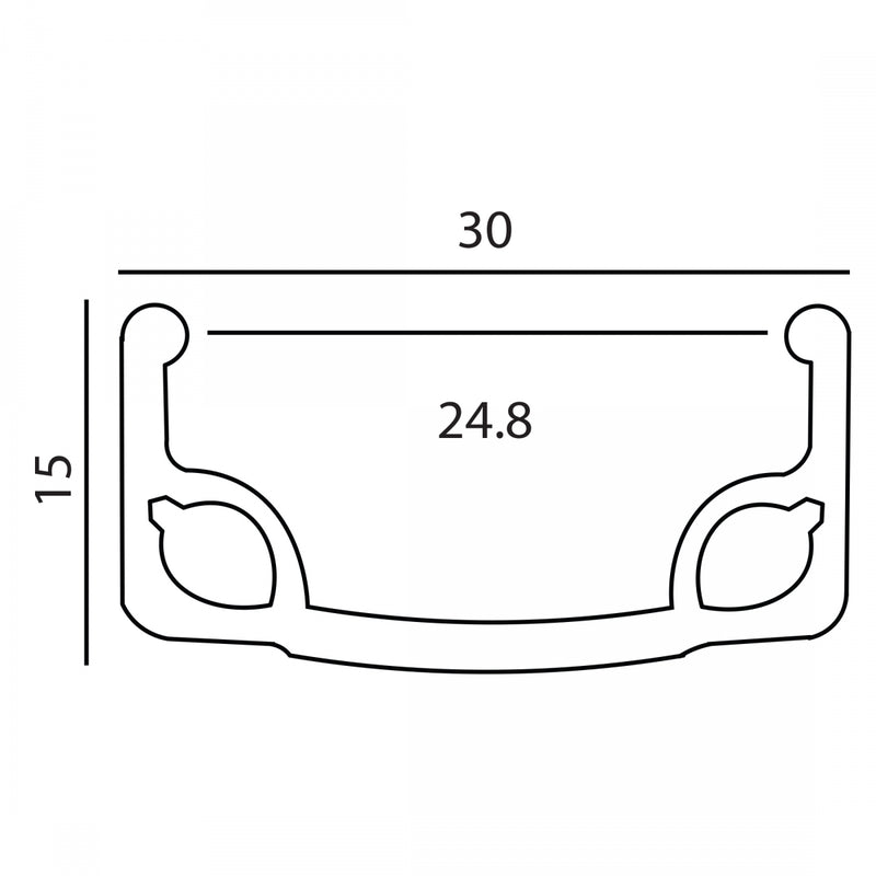 Load image into Gallery viewer, AS7X Weinmann 26in AS7X Black 36