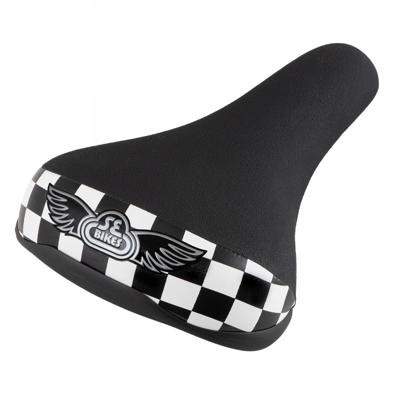 Load image into Gallery viewer, Se Bikes SE Seat BMX Unisex Blk/Wht Checkerboard