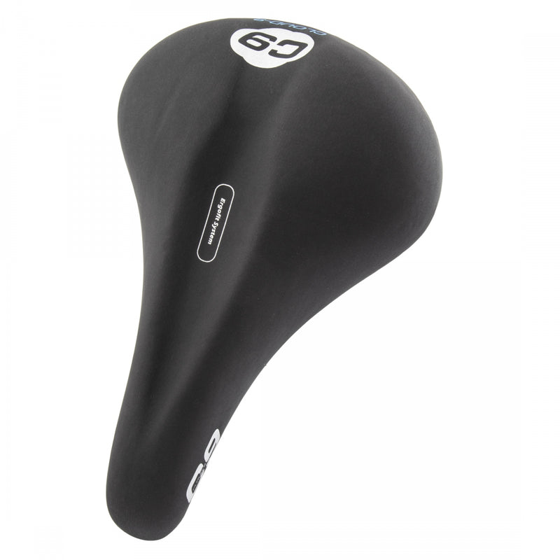 Load image into Gallery viewer, Cloud-9 Unisex Bicycle Comfort Seat Spring - Black Vinyl Steel Rails