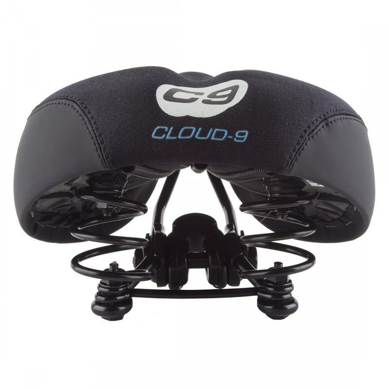 Load image into Gallery viewer, Cloud-9 Unisex Bicycle Comfort Seat Spring - Black Lycra