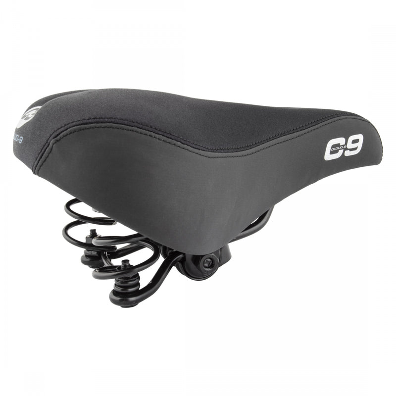 Load image into Gallery viewer, Cloud-9 Unisex Bicycle Comfort Seat Spring - Black Lycra