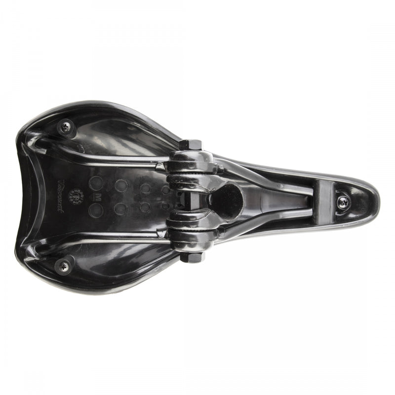 Load image into Gallery viewer, Black Ops Drop Nose BMX Saddle - Black Synthetic Material Unisex