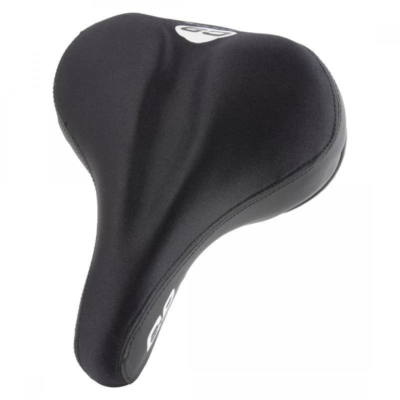 Load image into Gallery viewer, Cloud-9 Ladies Bicycle Comfort Saddle - Black Lycra Cover Steel Rails