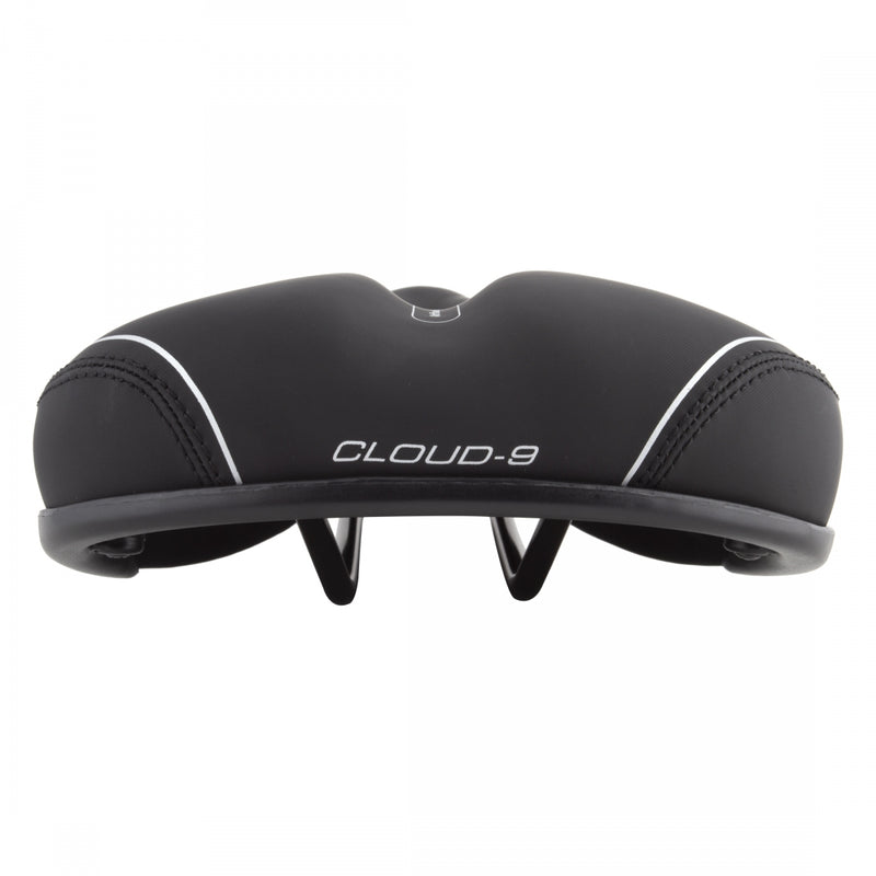 Load image into Gallery viewer, Cloud-9 Ladies Cut Out Bicycle Comfort Sport Seat - Black Vinyl Cover