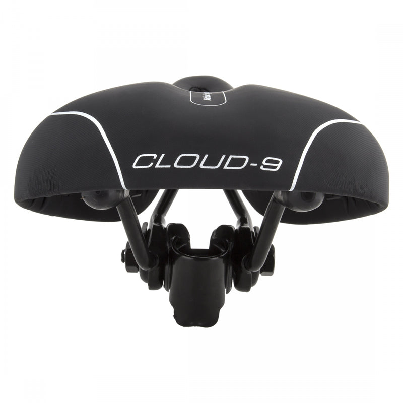 Load image into Gallery viewer, Cloud-9 Unisex Youth Cut Out Bicycle Comfort Seat - Black Vinyl Cover Steel
