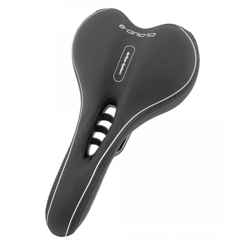 Load image into Gallery viewer, Cloud-9 Mens Bicycle Comfort Sport Seat Relief Channel - Black Vinyl Cover