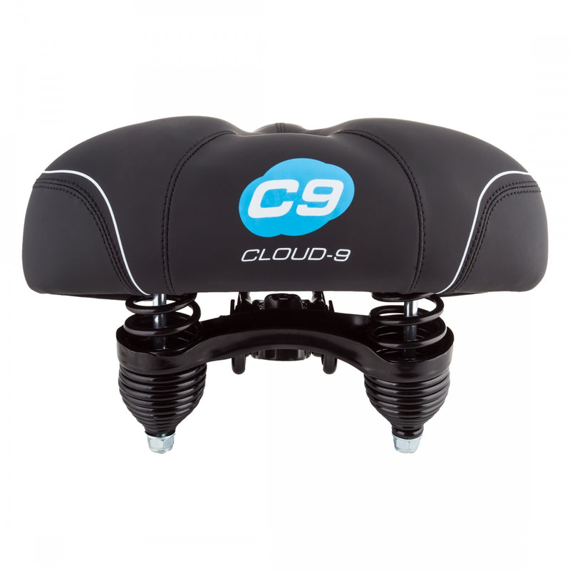 Load image into Gallery viewer, Cloud-9 Unisex Cut Out Bicycle Comfort Seat Cruiser Airflow Relief Channel Black