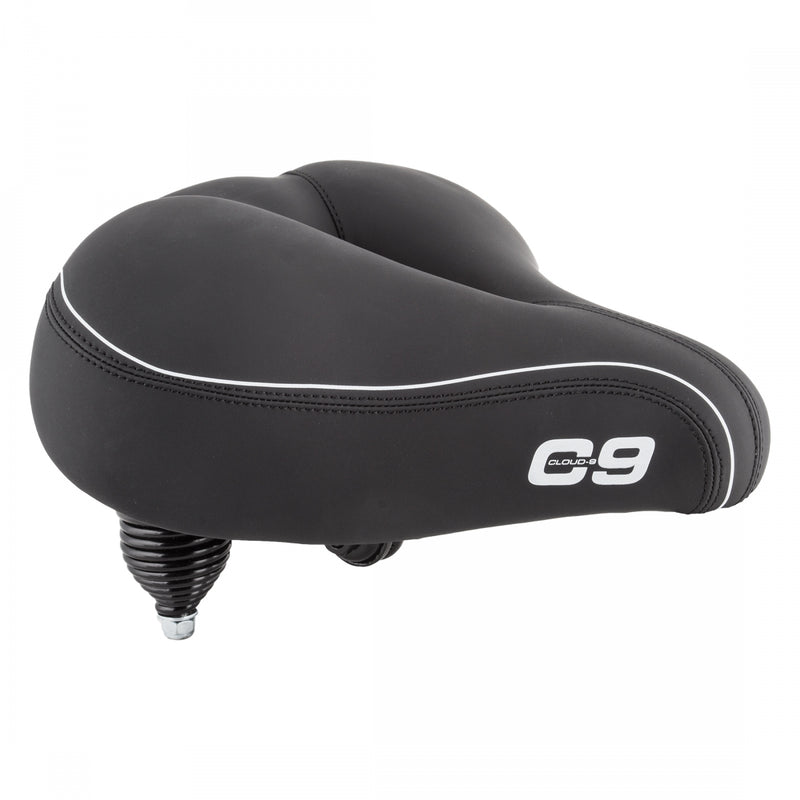 Load image into Gallery viewer, Cloud-9 Unisex Cruiser Comfort Bicycle Seats with Airflow Relief Channel & Coil Spring Suspension (Set of 2)