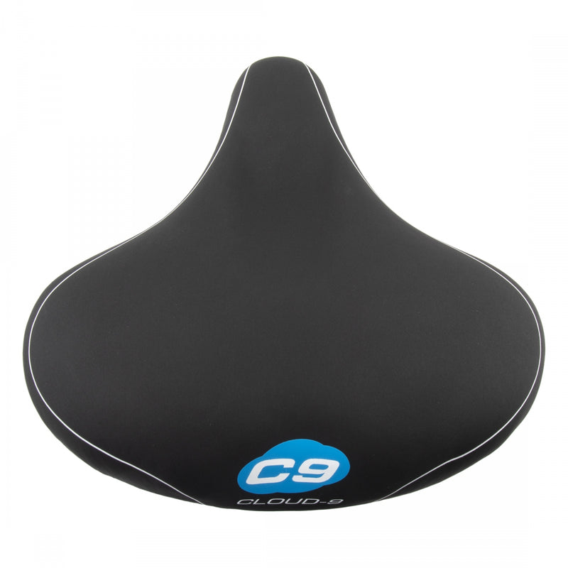Load image into Gallery viewer, Cloud-9 Unisex Bicycle Comfort Seat Cruiser Anatomic Relief Springs Black