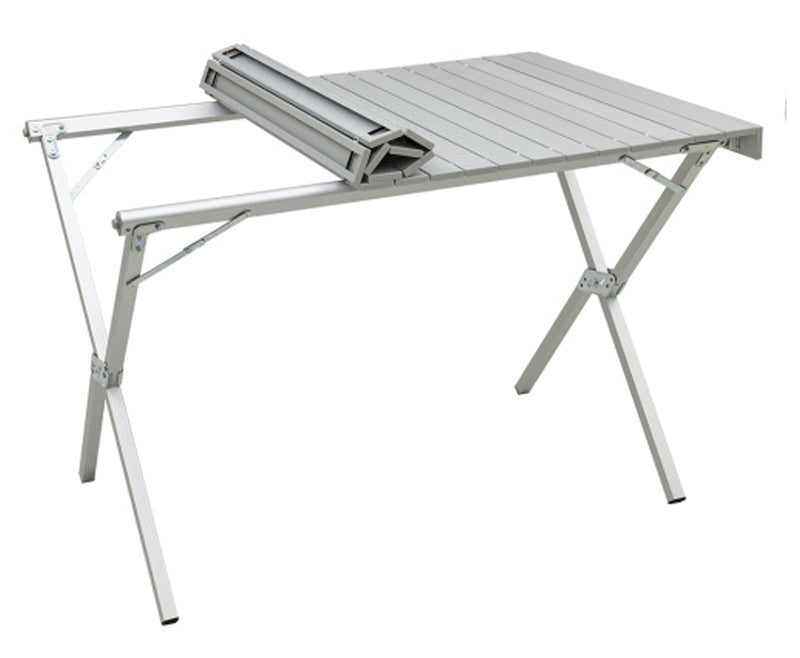 Load image into Gallery viewer, Alps Mountaineering Regular Dining Table in Sleek Silver Finish